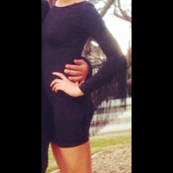 Black Fringe Dress - Picture 2 of 2